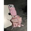 ins autumn and winter leather full screen bow mobile phone case is suitable for Apple 17promax/16 anti-drop case protection