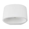 Half Cylinder Wall Light G9 Up Down Wall Mounted Lamp Resin Plaster Wall Sconce for Living Room Bed