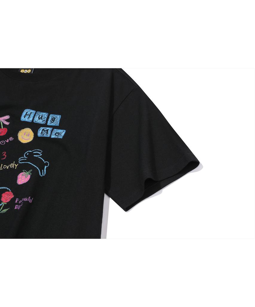 CPGN STUDIO Dtp Cherry Hug Short Sleeve T-Shirt Black