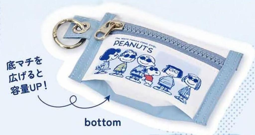 Light Blue Snoopy Mini Pouch SPIK-334