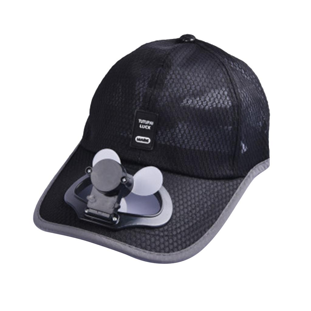 Summer Fan  Baseball Cap Hat USB Charging Breathable Shade Sunscreen Hat