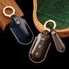 Premium Leather Car Key Cover for L7, L8, and New L9 – Elegant Interior Accessory