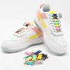 2 Pcs Blank for AF1 Shoelaces Buckle Shoes Decorations Sneaker Kit Metal Buckle Stylish and Suitable for All Kinds of Flat Laces