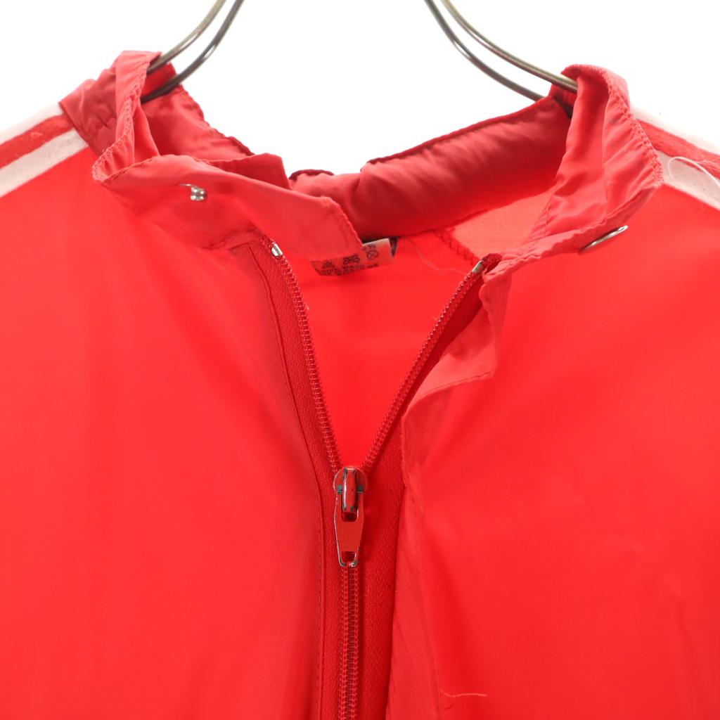 Adidas 70s Vintage Trefoil Logo Windbreaker 180 Red Men's Used
