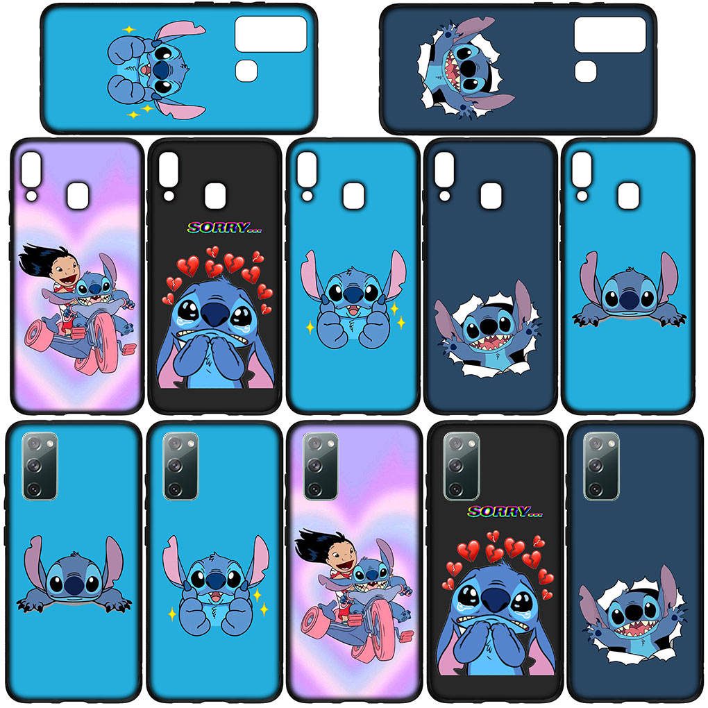 Phone Case for Samsung Galaxy S25 S24 S23 iPhone 16 15 Xiaomi Redmi Note 14 13 12 16E X 11 Pro Max OPPO Moto 14C Huawei Fashion Lilo New Stitch Cover
