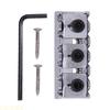 A1A2 Metal Guitar String Locking Nut with Screws&Wrench 42mm Guitar Tremolo Bridge Lock for Electric Guitar Replacement Parts