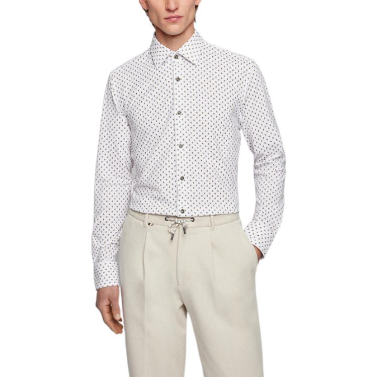 HUGO BOSS Shirts Men's White Moderate 50469622-120