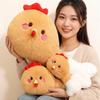 Kawaii Chick Leg Plush Toy Fluffy Cartoon Animal Pillow Soft Stuffed Long Bolster Sleeping Nap Plushie Gift