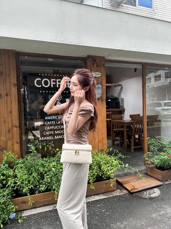 JWPEI Cross-Border Spot Lunch Box Shoulder, Messenger, and Tote Bag - Genuine Leather, Unique Niche Design