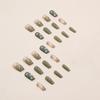 Medium and Long Short Ballet Fresh Green Natural Spring and Summer New Fake Nail Love Nail Piece Wear Nail