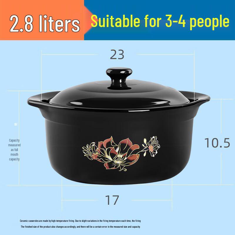 Wutuo Ceramic Casserole & Stew Pot