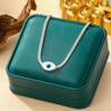 Exquisite 18K Gold-Plated Titanium Steel Necklace - Women's Clavicle Chain Jewelry, Fade-Resistant