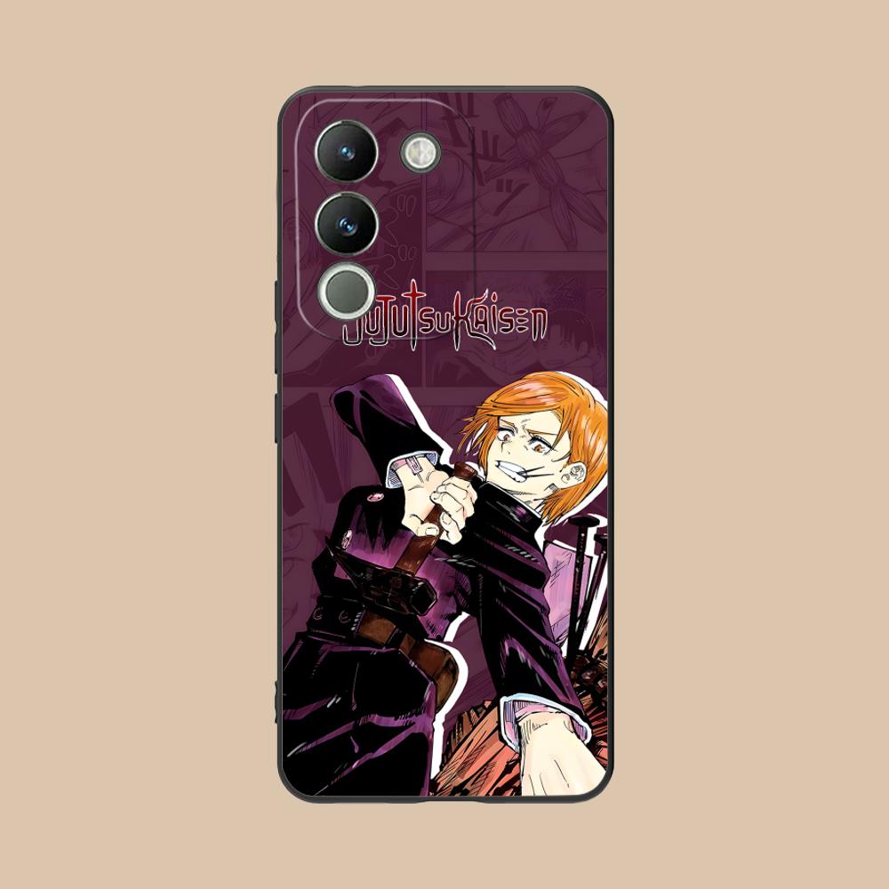 Jujutsu Kaisen Nobara Mobile Phone Case for VIVO V60 V50 V40 V30 V29 V27 V25 V23 Pro Lite 5G Colorful Printing Cover Smartphone