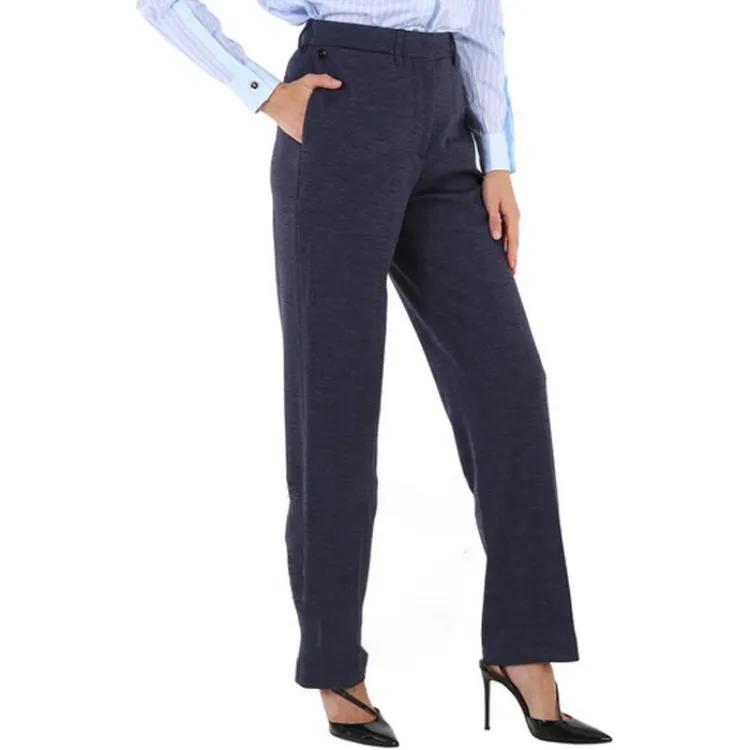 Burberry FW23 Casual Pants Women's Blue (Unisex) Casual Pants 80301781