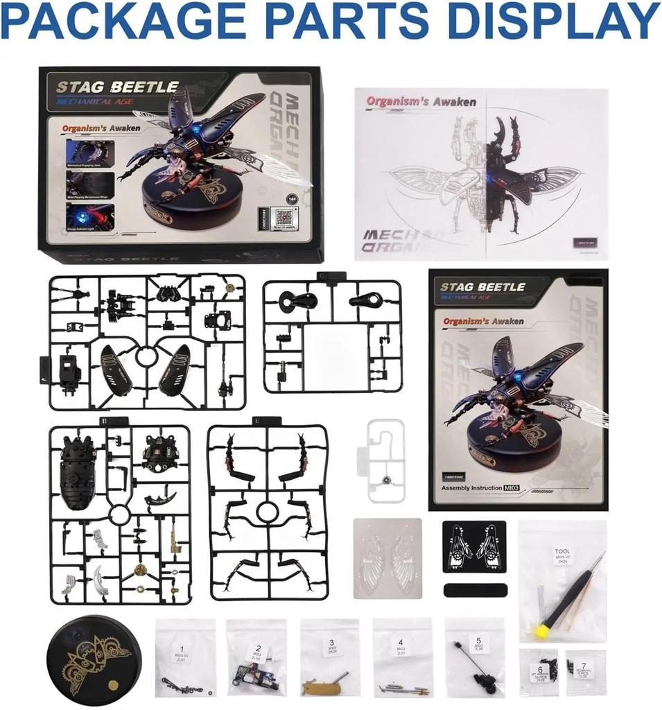 ROBOTIME ROKR Storm Beetle Model DIY 3D Puzzle MI03