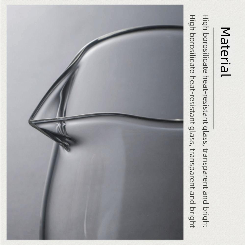 Transparent Glass Tea Pot Heat Resistant Kung Fu Tea Set Pot Set Glass Teapot  Water Boiling