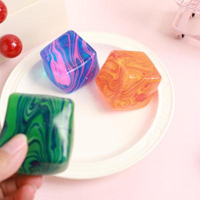 1Pc Random Squishy Maltose Cube Squeezing Ball Pinch Decompression Fidget Toy Stress Relief Toy