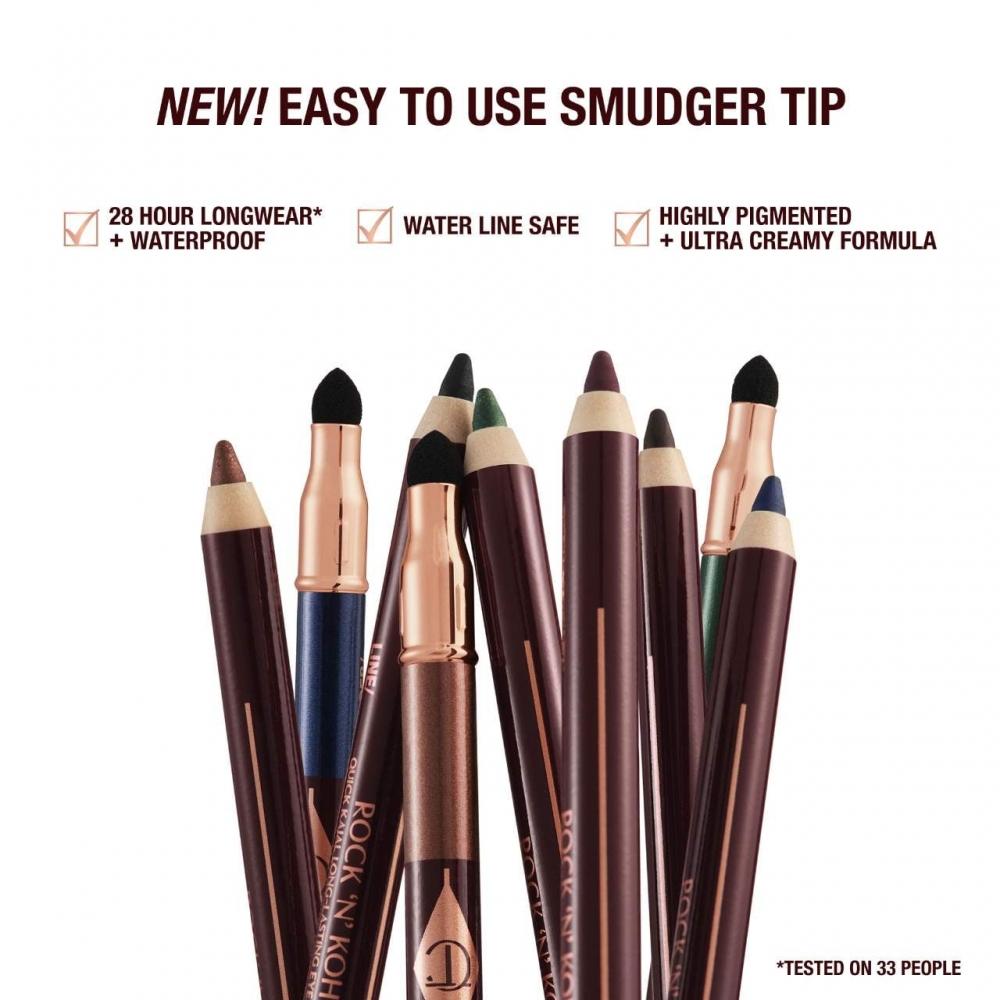 Charlotte Tilbury Rock N Kohl langanhaltender Eyeliner Stift 0,04 Unzen 1,2 ml Barbarella Braun Braun