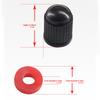 All Weather Metal Plastic Tire Valves Covers Anti Rust Sealing Caps Quick Install for Auto Bike Scooters Wheels