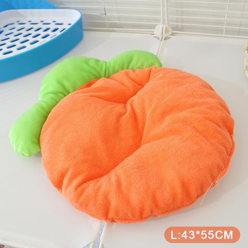 Warm Carrot Shaped Rabbit Mat Soft Breathable Cute Sleeping Pad For Pet Small Animal Hamster Rabbit Puppy Kitty Sleeping Bed Mat