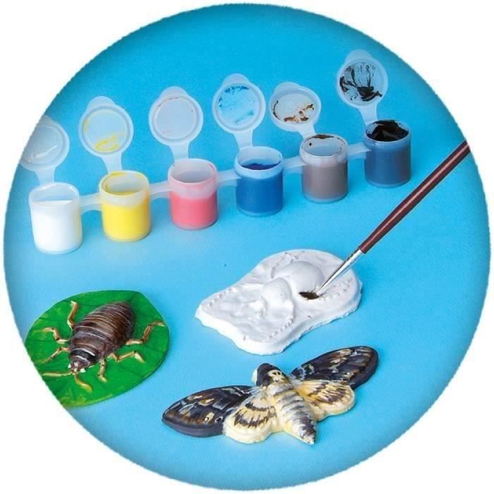 Moulage Et Peinture - Animaux Effrayants - SES Creative - Hobby Blue - Activité Créative - Peinture Glow In the Dark - 5+