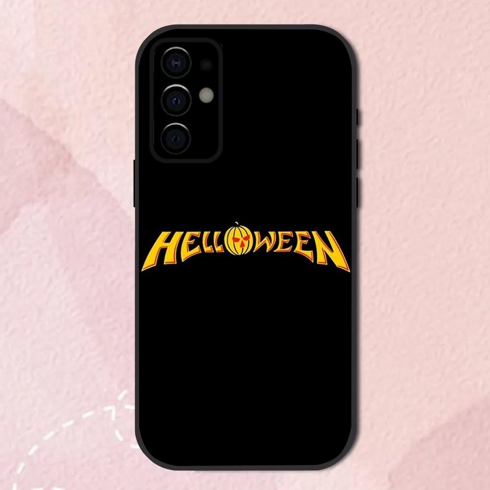 H-Helloween Band Phone Case For Samsung S24,S21,S22,S23,S30,Ultra,S20,Plus,Fe,Lite,Note,10,9,5G Black Soft Shell