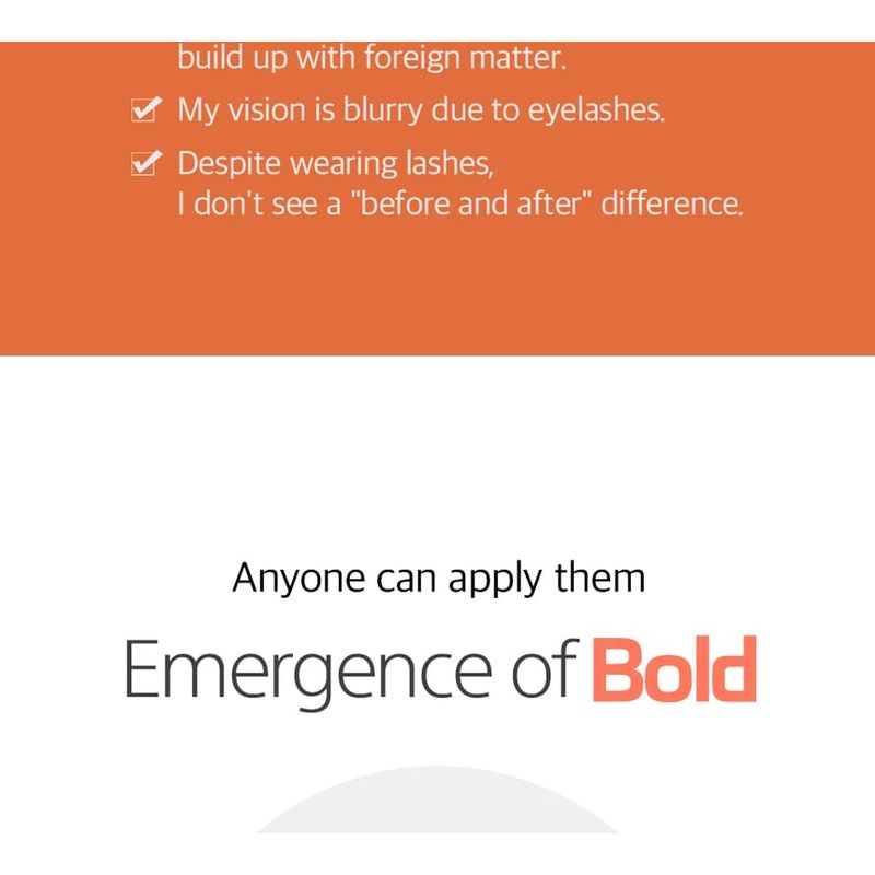 CORINGCO - Toktok-Hara Bold Eyelash - 3 Types