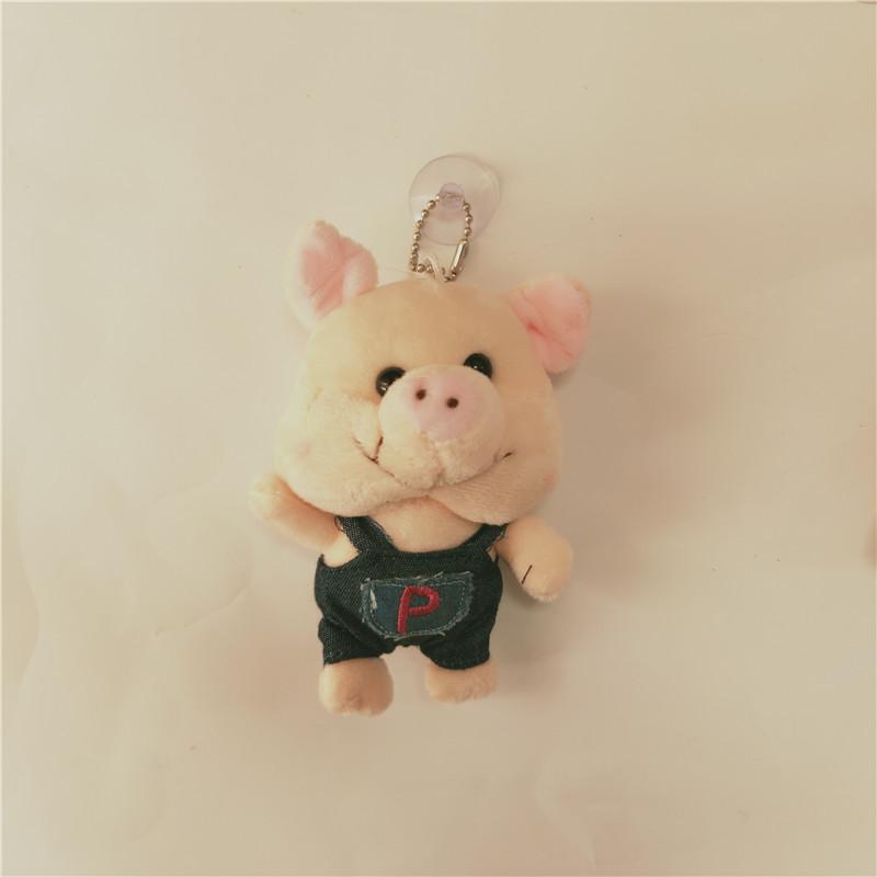 13CM Strap Cowboy Pig Plush Toys New Cute Holiday Gift Pendant  Stuffed Animal Fill Pendant Christmas Gift For Girls&Boys