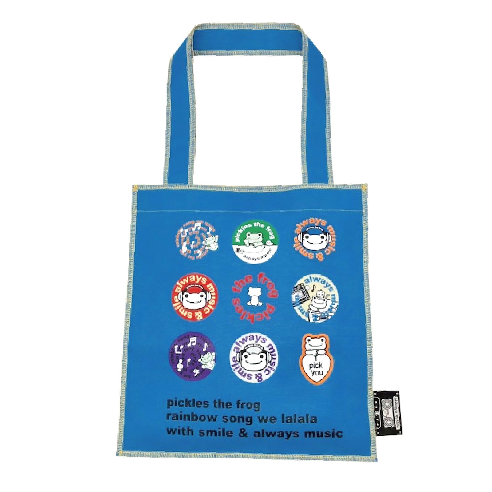

Nakajima Corporation Pickles the Frog Square Tote H37 x W34 x Always Music 212887-25 D0.5cm
