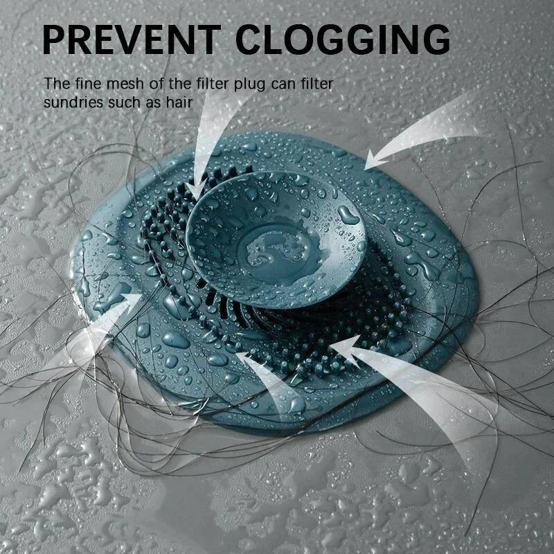 1Pcs New Household Convenience Bathroom Sink Strainer Drain Hair Catcher Stopper Filter Shower Plug Room Accessories Small Tools