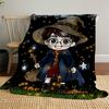 1pc wizard hat magic night Outdoor Flannel Throw Blanket All Season Soft Warmth,Home Decor 1031160