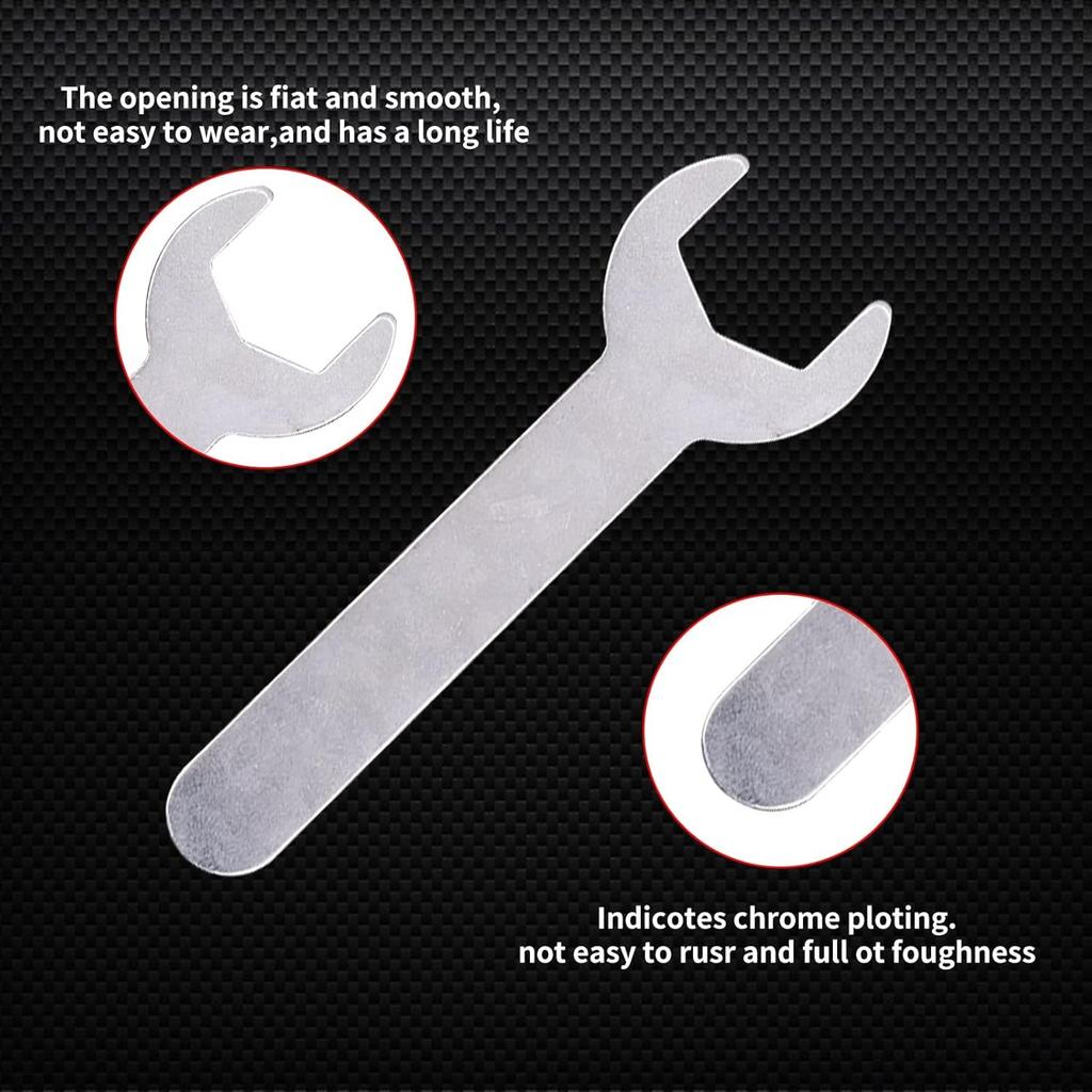 Biqing Wrench 2mm Small Wrench Adjustable Wrench 12-Piece Set, Ultra-Thin Open-End Wrench, 4-23mm Set,