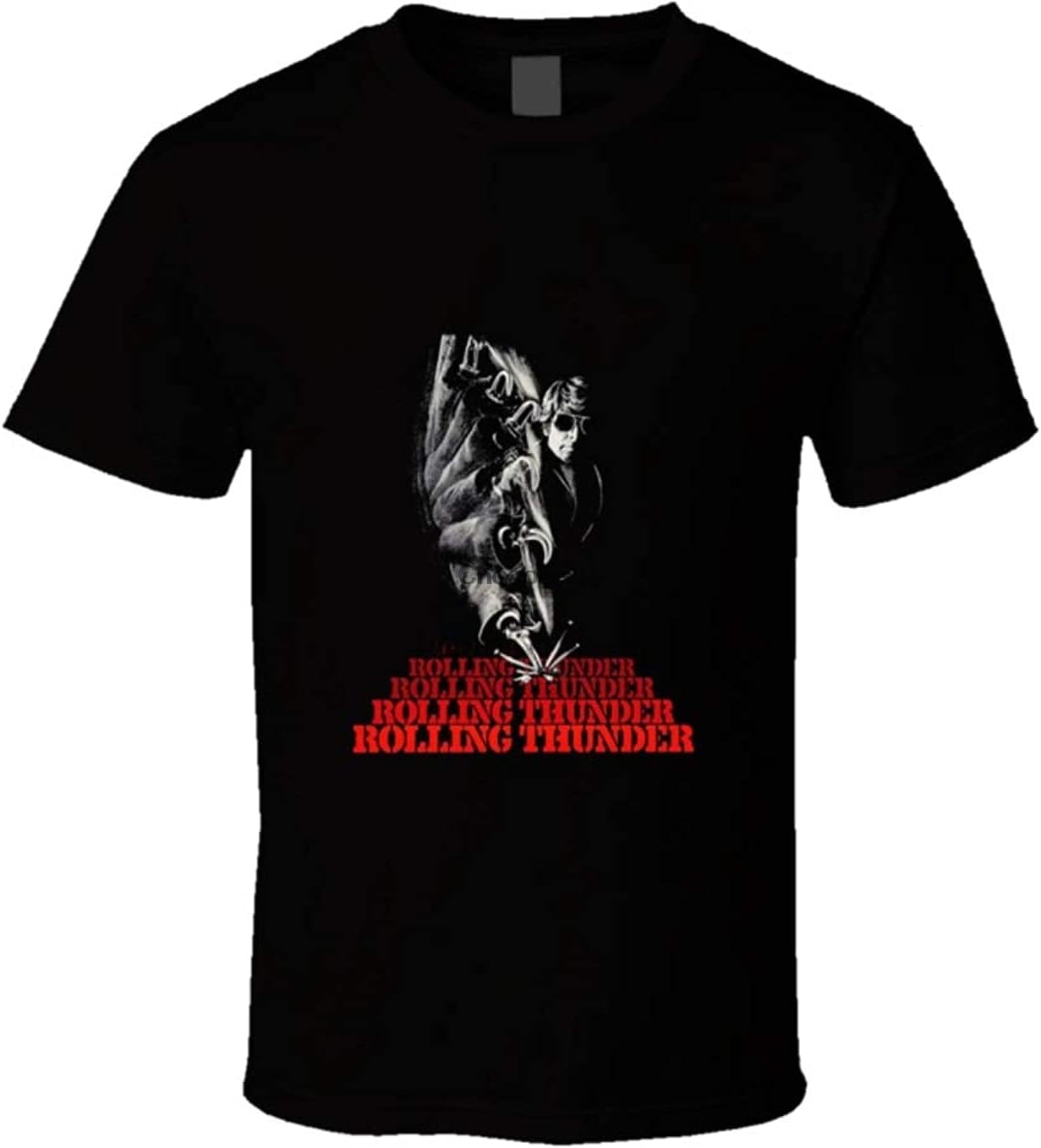 Rolling Thunder Movie Black T Shirt XS