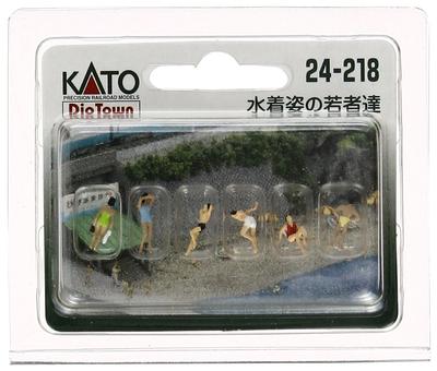 KATO N Gauge Young People In Swimsuits Diorama Supplies 24-218
