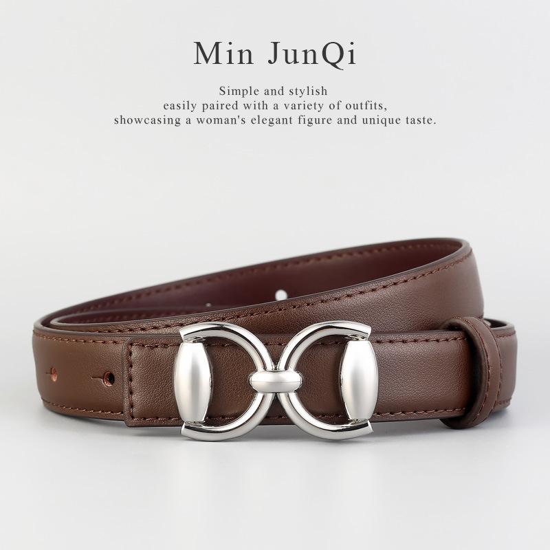 Mary Snap-buckle Women's Belt, Work Clothing Style Accessible Luxury, Matching Suit, Formal Wear, Office Lady Belt