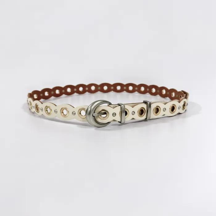 Ariel Leather Belt (NUDE)