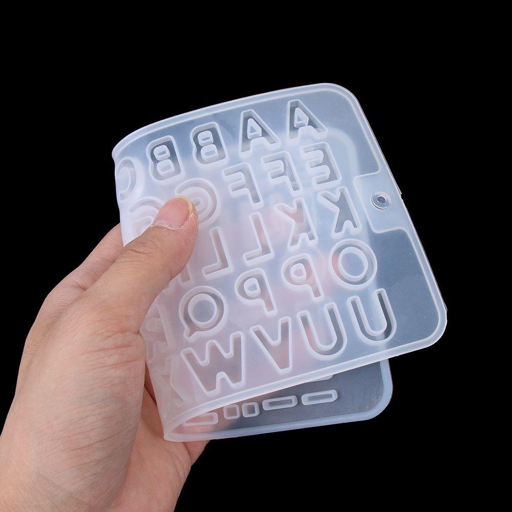 Pendant Resin Crafts UV Epoxy Letters Resin Mold Silicone Mould Casting Molds Jewelry Making Tools