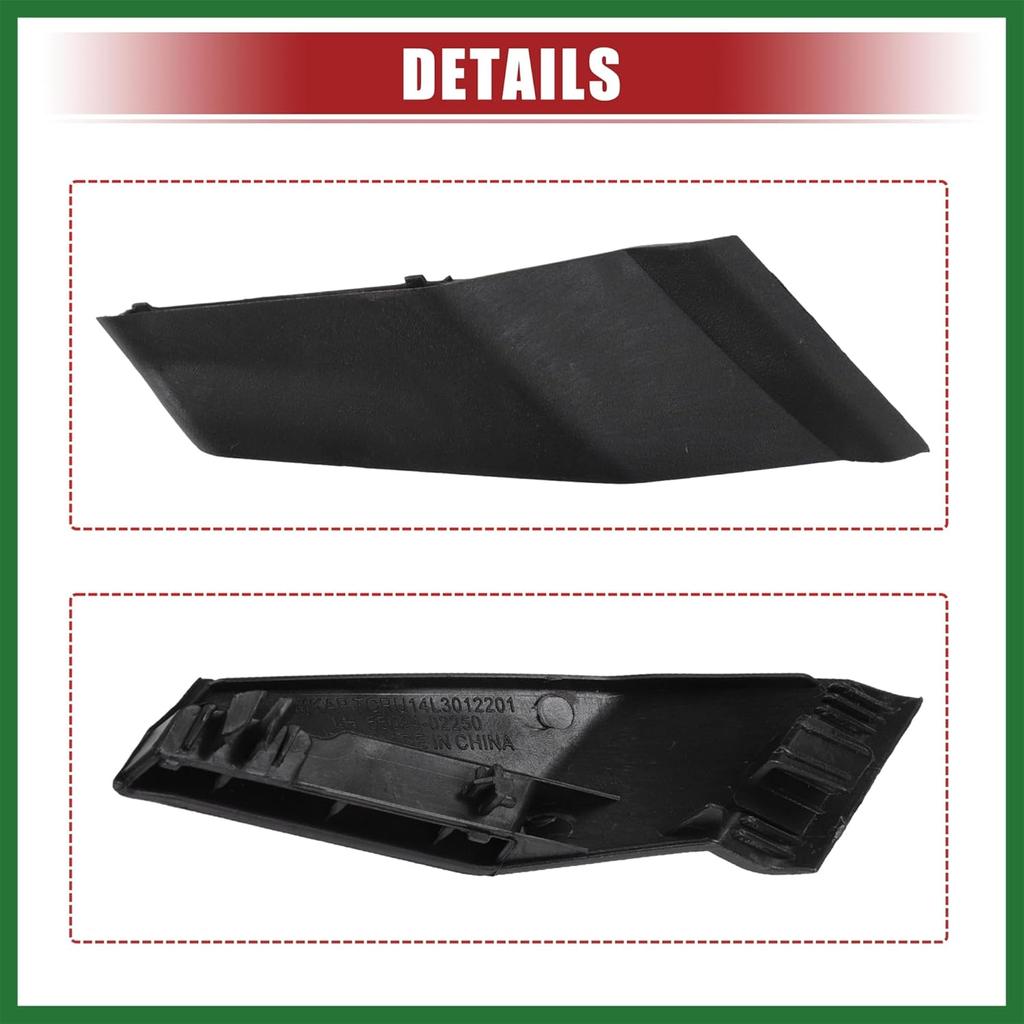 Motoforti Front Windshield Wiper Cowl Cover Extension Trim Wiper Cowling Plastic Panel Fit for Toyota Corolla 2014-2019 No.5508402250/5508302010 -