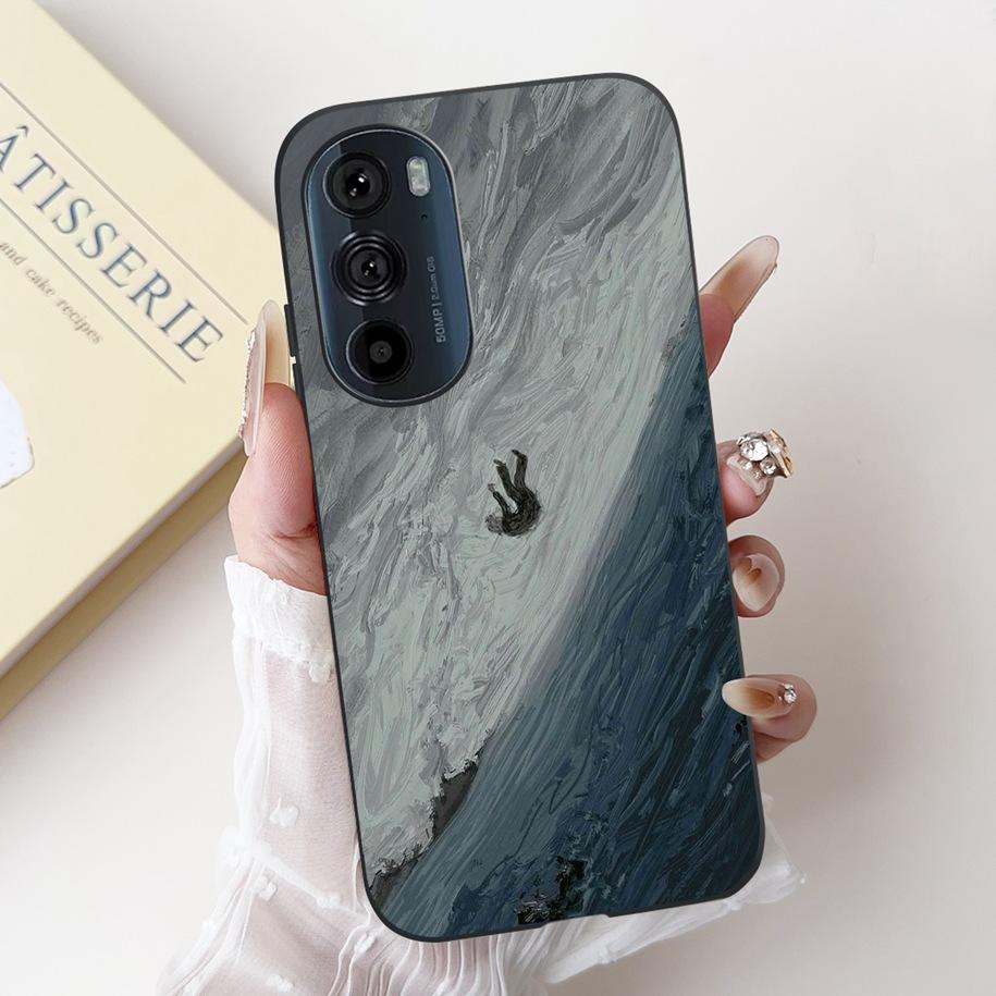 For Motorola Edge 30 Pro Case XT2201-1 Cover Lovely Panda Bowknot Silicone Shockproof Cover For Moto Edge Plus 2022 Edge30 Funda
