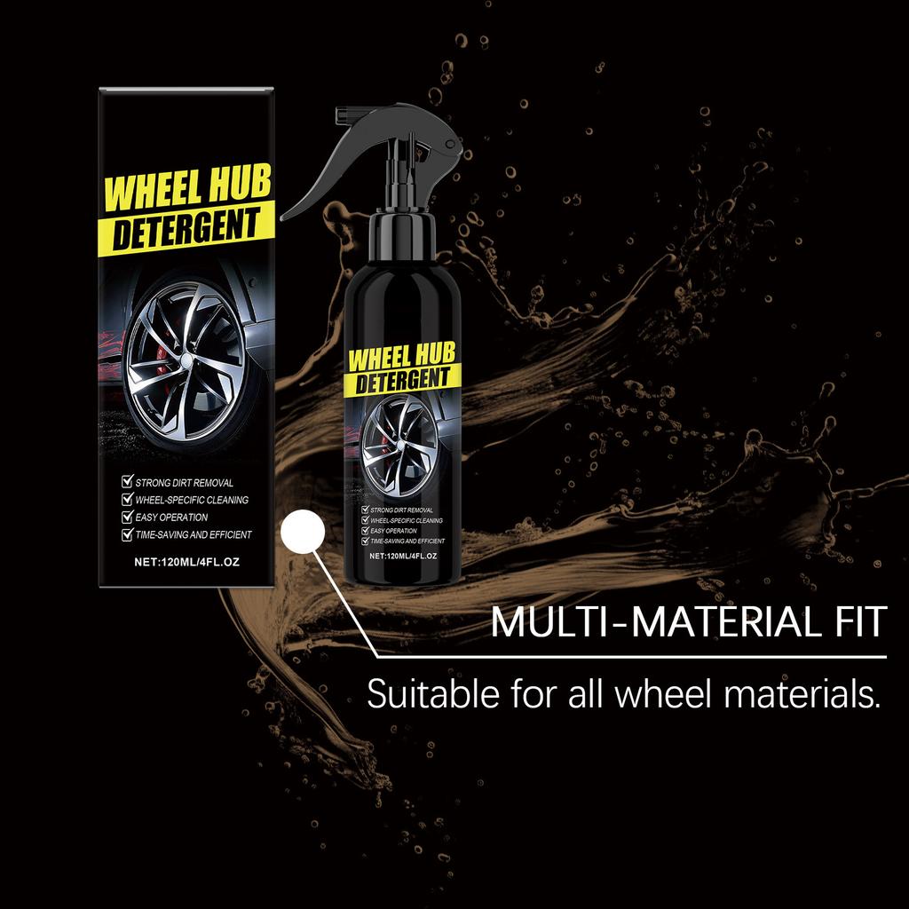 Car Wheel Hub Metal Stain Cleaner, Restorer, Polisher, and Protectant - 120ML