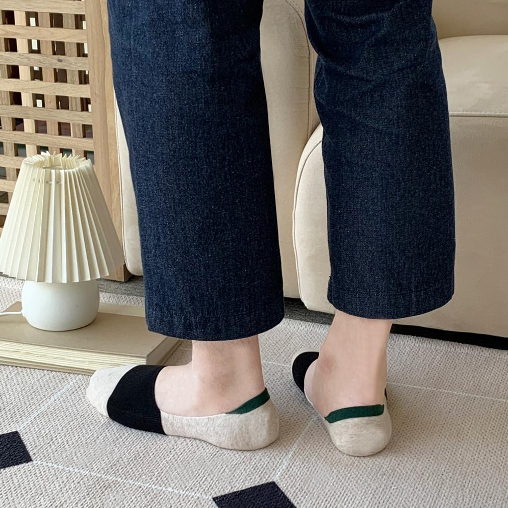 5 Pairs of Men's Toe-reinforced Double-lock Sense Guy Socks/fake Socks