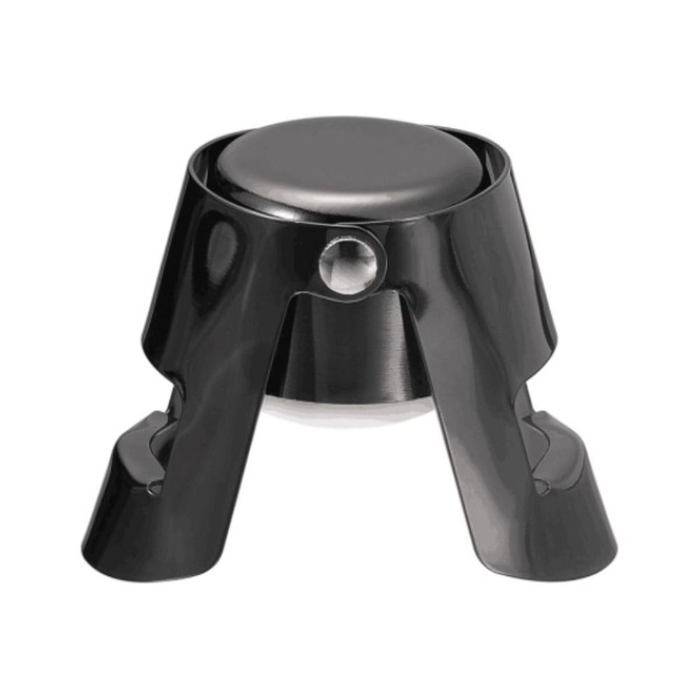 

1 шт. Шампанская пробка из нержавеющей стали, герметичная пробка для винной бутылки, укупорка для бутылки шампанского чёрный