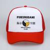 Japanese Anime Volleyball boy Baseball cap Harajuku Karasuno Fly High Graphic hip hop caps fashion casual mesh trucker hat