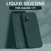 For Xiaomi 11T 13T Pro Case Liquid Silicone Soft Cover Fundas For Xiaomi Redmi Note 11 12 13 Pro 5G 11s Coque