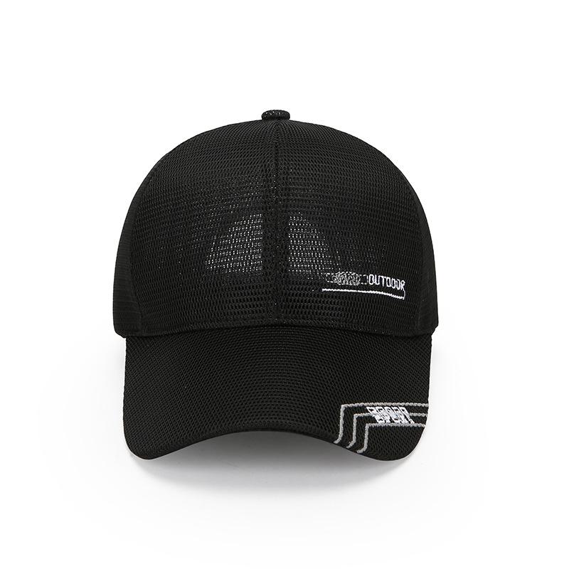 Men's Summer Breathable Mesh Cap Outdoor Sun Protection Fishing Cap Baseball Cap