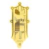 Fortune Amulet Gold Foil Mobile Sticker - Mazu Travel Souvenir for Phone and Car