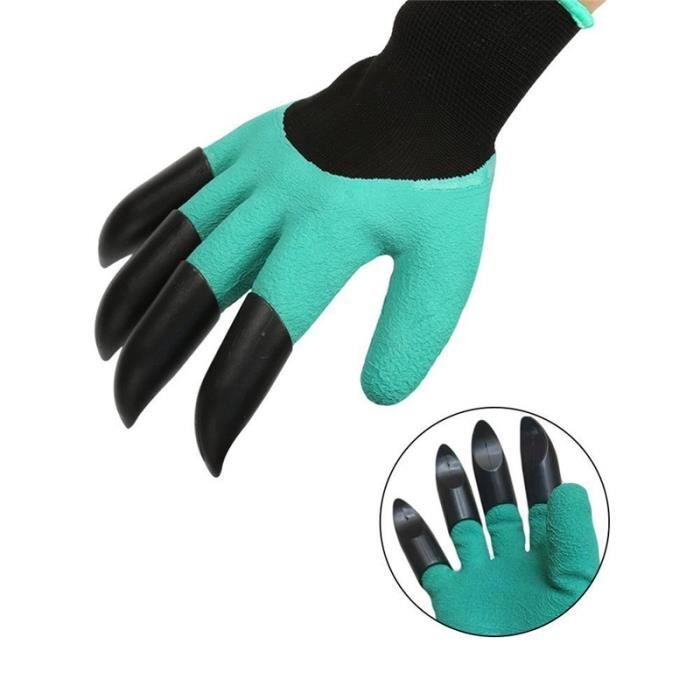 1paire Gants de jardin jardinage avec creuser griffes-Gants de jardinage pour Creuser et Plantation Plantes de pépinière