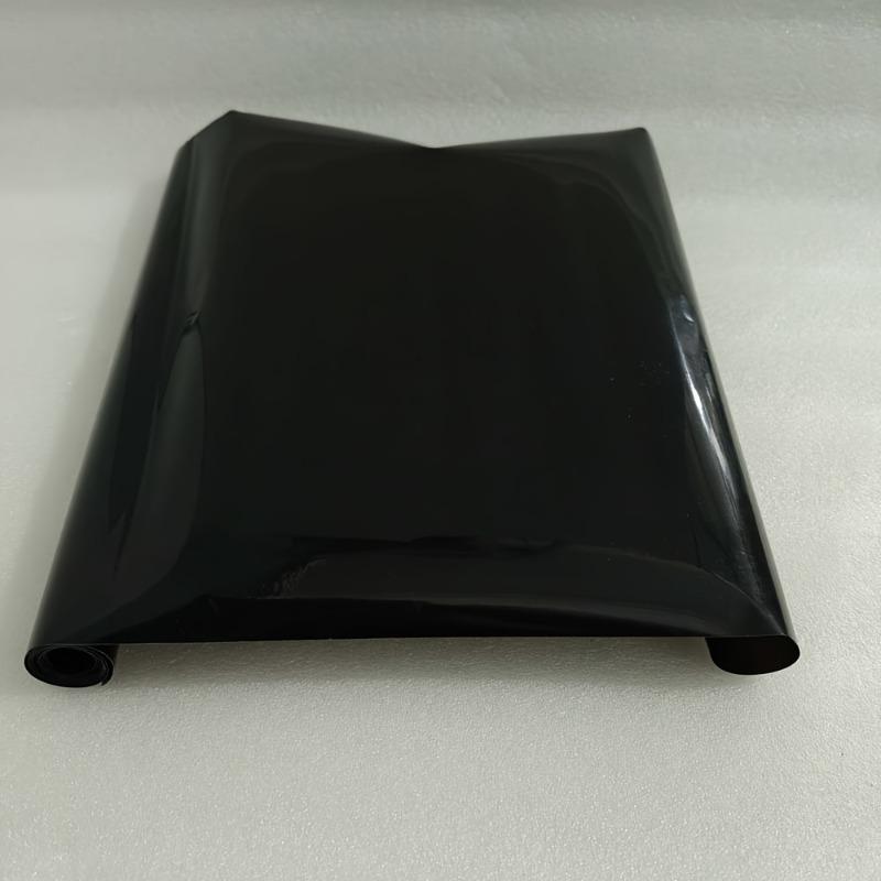 Light Smoke Headlight Film - Glossy TPU Taillight Wrap for Car Transparent Light Black Tint w/UV Protection & Scratch Resistance