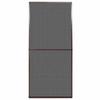 Swinging Insect Screen Brown and Black 100 X 215 Cm