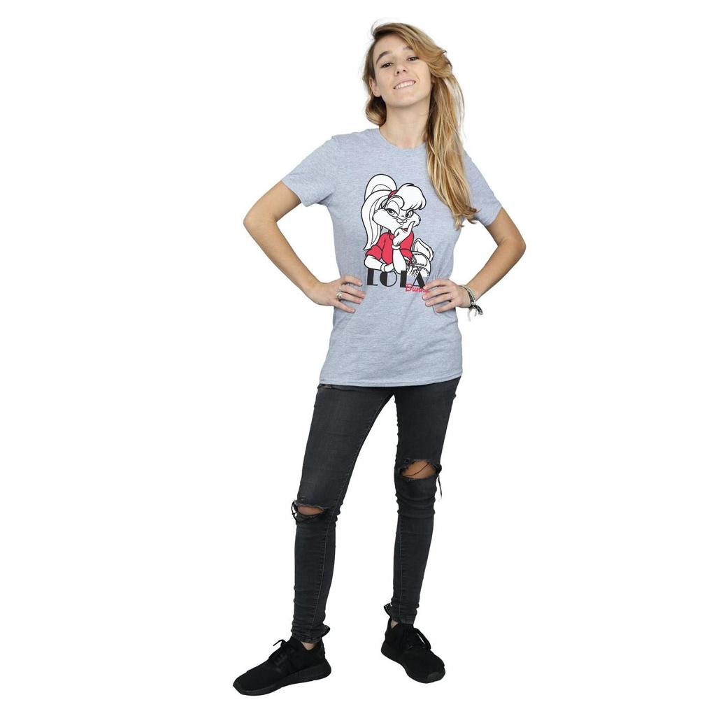 Looney Tunes Womens/Ladies Classic Lola Bunny Boyfriend T-Shirt